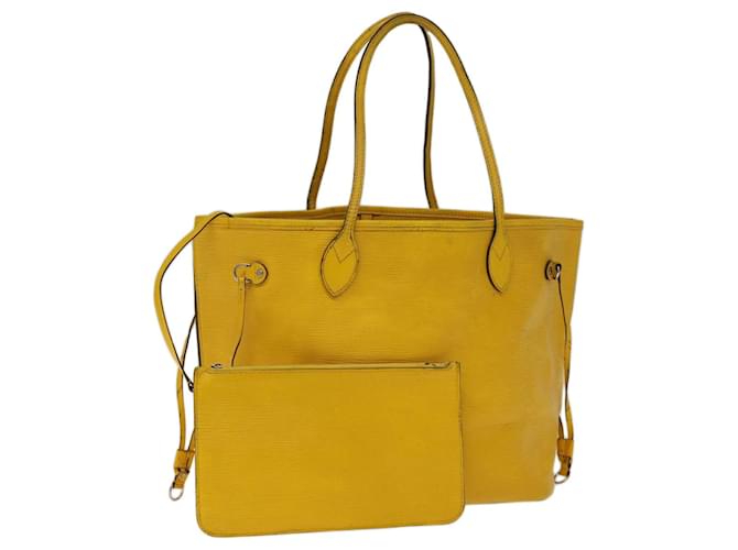 LOUIS VUITTON Epi Neverfull MM Einkaufstasche Mimosa M40957 LV