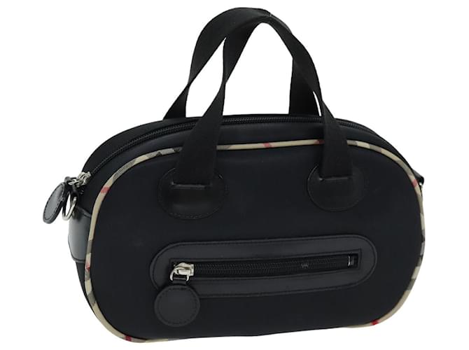 Bolsa de mão BURBERRY Nylon Black Auth bs14801 Preto  ref.1402686