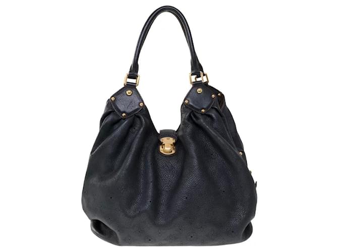 Louis Vuitton Mahina Preto Couro  ref.1402746