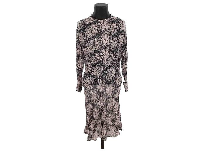 Louis Vuitton Seidenkleid Schwarz