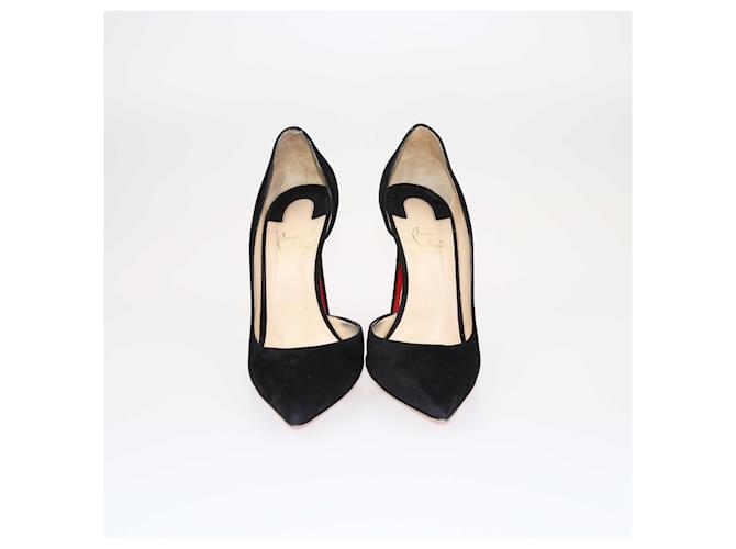 Christian Louboutin Black Iriza Pumps Suede  ref.1402814