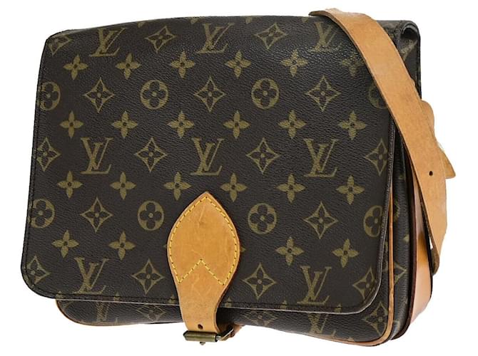 Cartouchiere Cartucheira Louis Vuitton Marrom Lona  ref.1402875