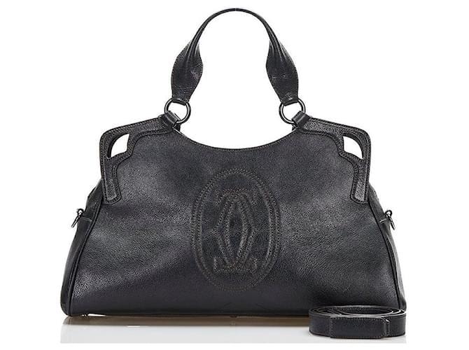 Pelle Cartier 2Borsa a tracolla WAY in buone condizioni Marrone  ref.1402937