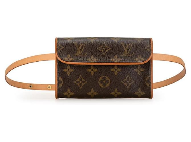 Bolsa com cinto de lona florentina Louis Vuitton Pochette M51855 em boa condição  ref.1402978