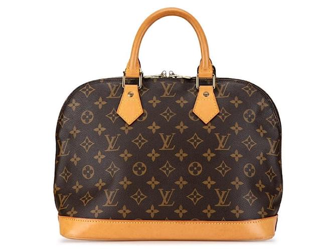 Louis Vuitton Alma Canvas Handbag M51130 in good condition Cloth  ref.1402984
