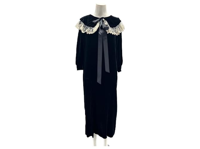 Autre Marque LA VESTE  Dresses T.International S Viscose Black  ref.1403002