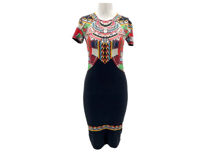 Vestidos Givenchy T.Internacional S Algodón Negro 