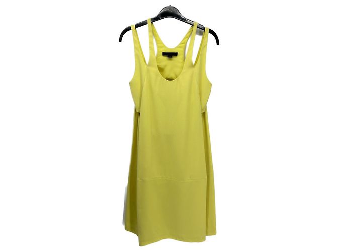 Vestido Alexander Wang T.US 2 de seda Amarillo