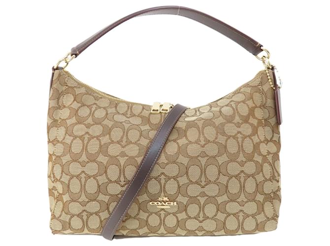 Coach Signature Brown Cloth  ref.1403317