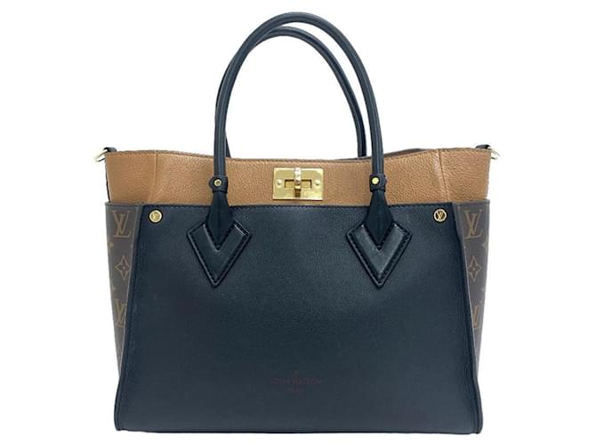 Louis Vuitton dalla mia parte Nero Pelle  ref.1403440