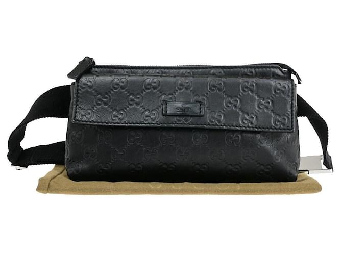 Gucci Guccissima Black Leather  ref.1403459