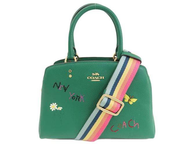 Coach Green Leather  ref.1403466