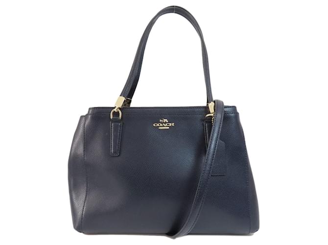 Coach Navy blue Cloth  ref.1403476