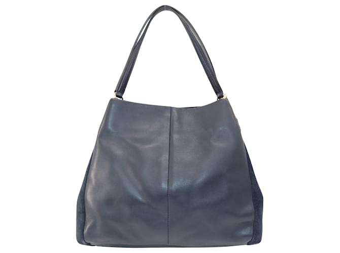 Coach Allenatore Pebbled Blu navy Pelle  ref.1403536