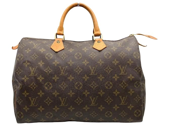 Louis Vuitton Speedy 35 Toile Marron  ref.1403569