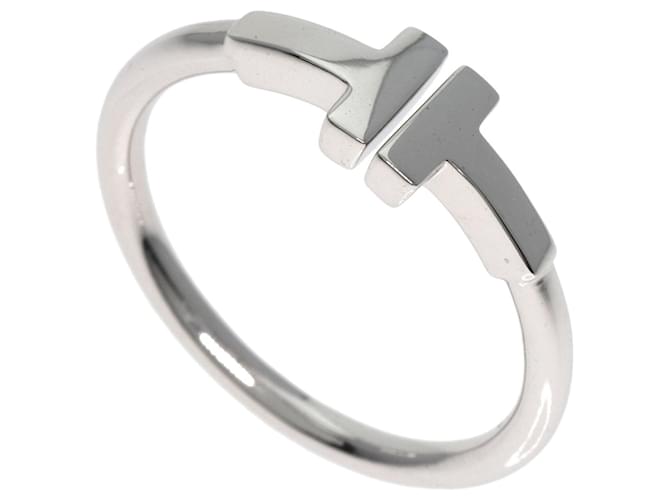 Tiffany & Co T wire Silvery White gold  ref.1403603