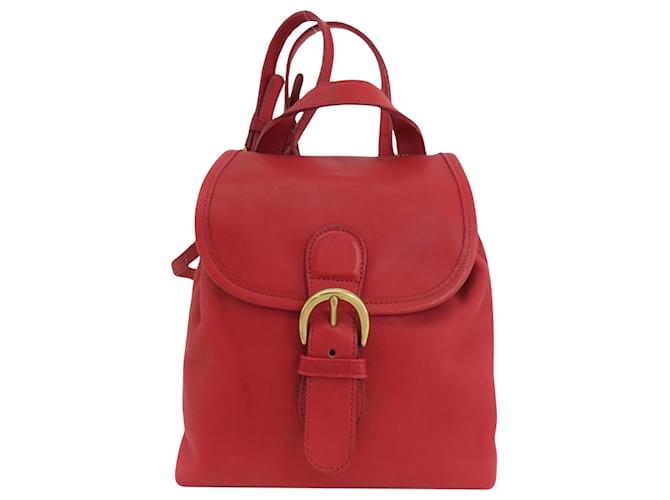 Coach Red Leather  ref.1403618