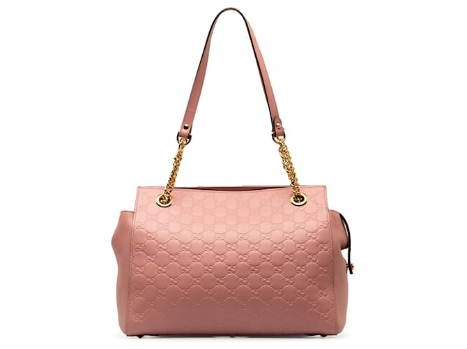 Gucci Pink Guccissima Tote Bag Leather Pony-style calfskin  ref.1403678