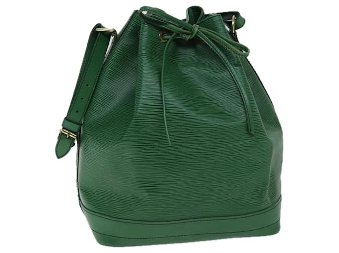 Bolsa de Ombro LOUIS VUITTON Epi Noe Verde M44004 Autenticação de LV 75184 Couro  ref.1403906