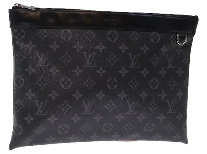 LOUIS VUITTON Monograma Eclipse Pochette Discovery Mochila M62291 auth 75173  ref.1403915