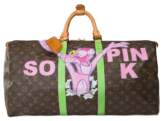 LOUIS VUITTON Keepall Tasche aus braunem Canvas - 101287