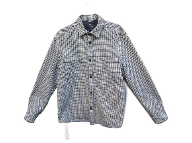 Autre Marque Marc O'Polo Hemdjacke Blau Baumwolle