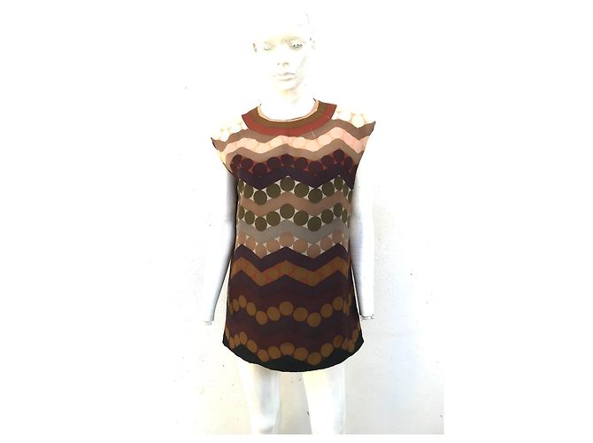 Blusa Prada in seta multicolore