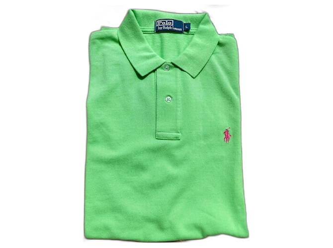 Brand new Ralph Lauren Polo Size L Light green Cotton  ref.1404201
