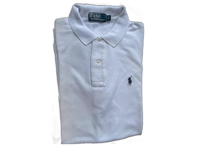 Brand new Ralph Lauren Polo Size L White Cotton  ref.1404202