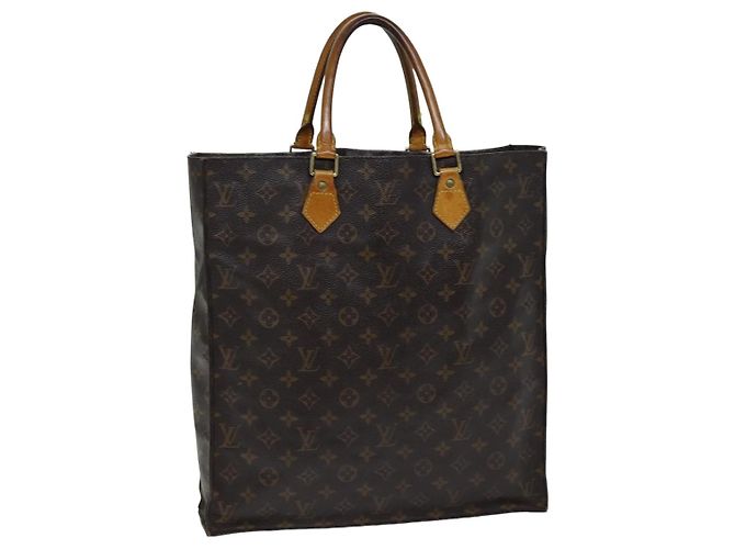 LOUIS VUITTON Monogram Sac Plat Bolsa M51140 LV Auth th4922 Monograma