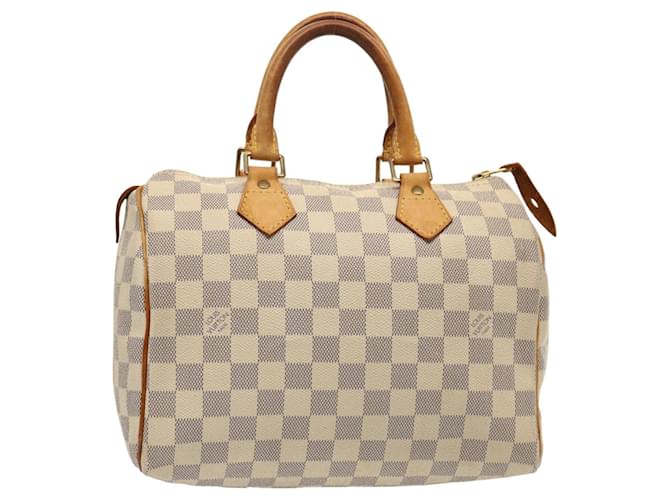 Louis Vuitton Damier Azur Speedy 25 Bolsa de mão N41534 Autenticação de LV 75552  ref.1404237