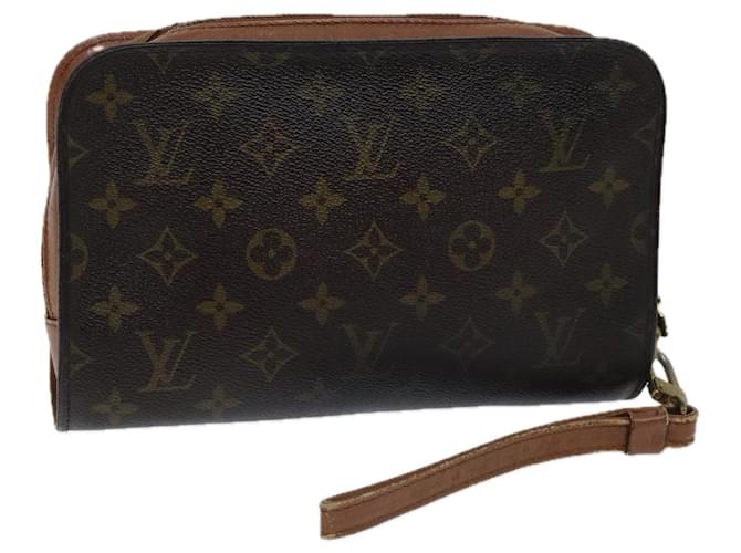 LOUIS VUITTON Monogram Orsay Clutch Bag M51790 LV Auth ki4511 Monograma Lona  ref.1404241