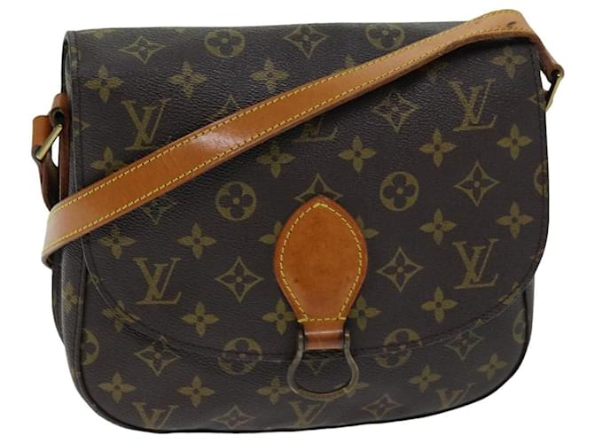 LOUIS VUITTON Monogram Saint Cloud GM bolsa de ombro M51242 LV Auth yk12705 Monograma Lona  ref.1404341