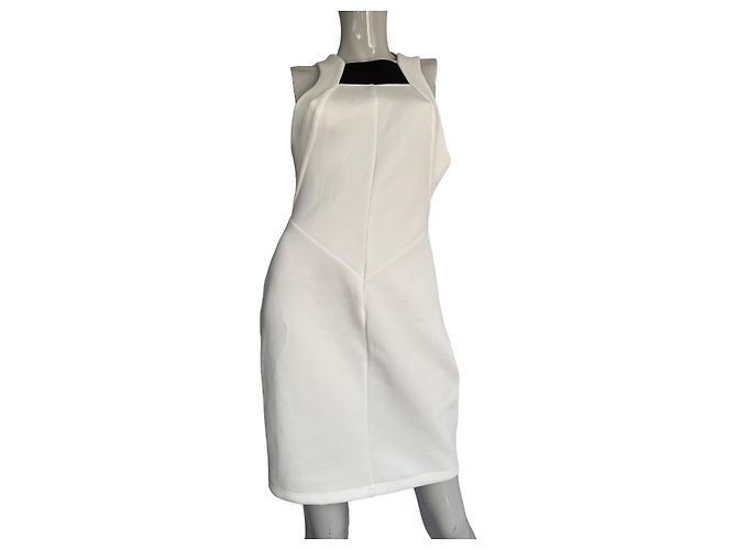 Aqaq Esa Mini Kleid Weiß