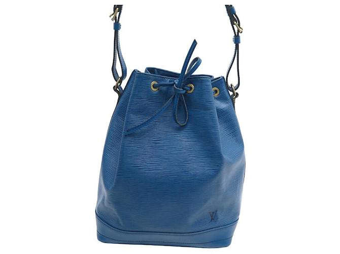 BOLSO DE MANO VINTAGE LOUIS VUITTON NOE GM DE PIEL EPI AZUL BOLSO DE MANO DE PIEL AZUL Cuero  ref.1404541