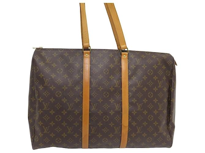 VINTAGE SAC DE VOYAGE A MAIN LOUIS VUITTON FLANERIE 50 MONOGRAM M51116 BAG Toile Marron  ref.1404591