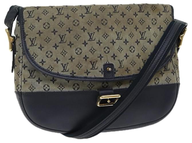 LOUIS VUITTON Monogram Mini Belanger Bolso de hombro Azul M92670 Bases de autenticación de LV13523  ref.1404635