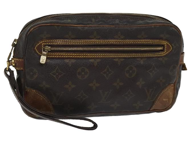 LOUIS VUITTON Monogram Marly Dragonne GM Clutch Bag M51825 LV Auth 70475 Cloth  ref.1404660