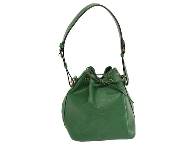 LOUIS VUITTON Epi Petit Noe Bolso de hombro Verde M44104 LV Auth 70549 Cuero  ref.1404669