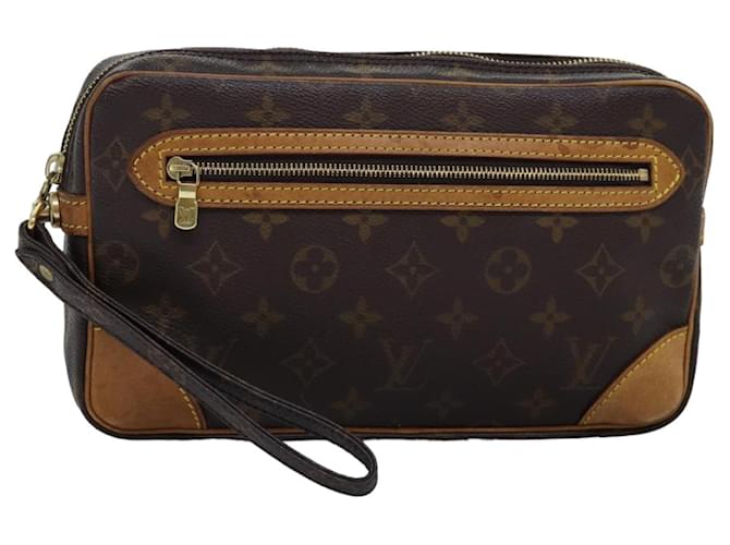 LOUIS VUITTON Monogramm Marly Dragonne GM Clutch Bag M.51825 LV Auth th4906 Leinwand  ref.1404713