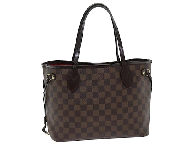 LOUIS VUITTON Damier Ebene Neverfull PM Tote Bag N51109 Bases de autenticación de LV14661  ref.1404717