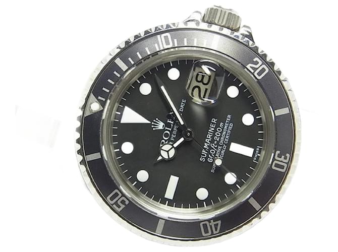 ROLEX old model Submariner date luminova night glow Ref.1680 '77 Mens Silvery Steel  ref.1404804