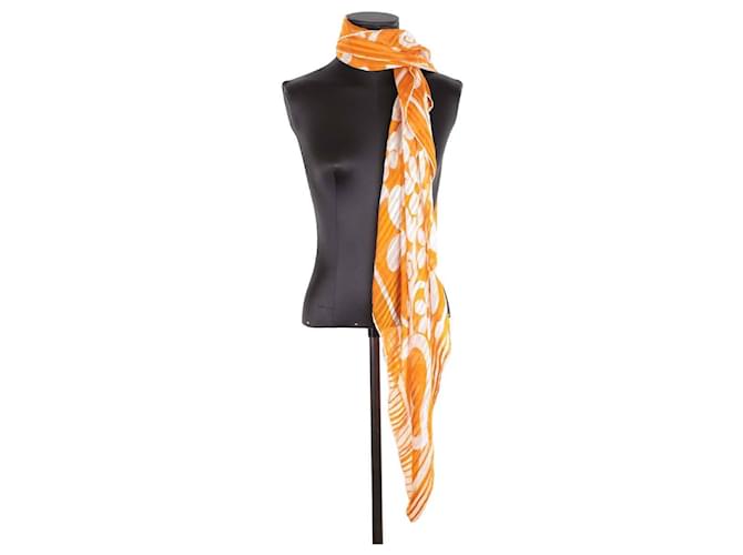 Saint Laurent Silk stole Orange  ref.1404854