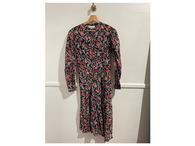 ISABEL MARANT ETOILE Vestidos T.Internacional S Algodón Negro