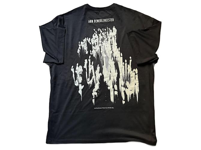 Limited Edition 182/200 Black Tee Ann Demeulemeester size L unisex. Cotton  ref.1404900