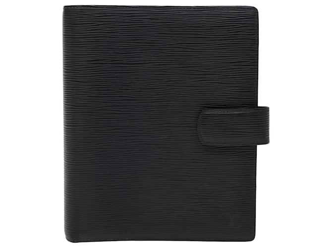 Couverture agenda Louis Vuitton Cuir Noir  ref.1404913