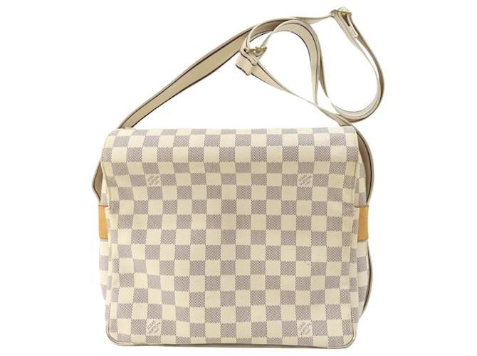 Louis Vuitton Naviglio Branco Lona  ref.1404926