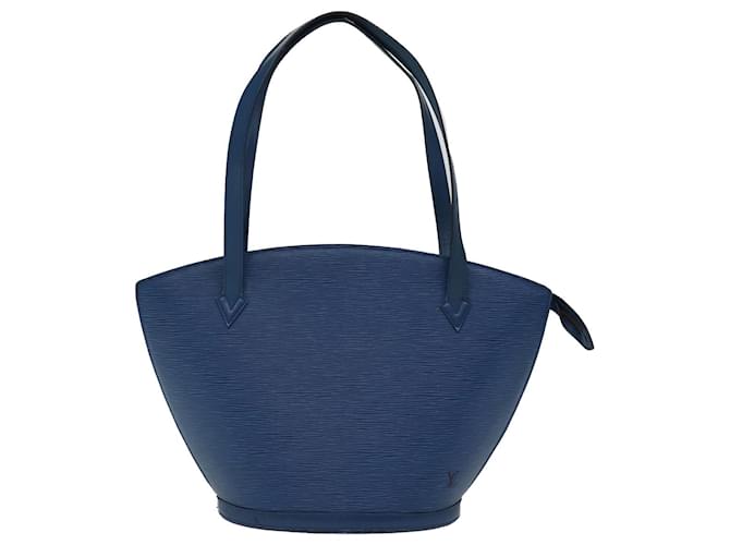 Louis Vuitton Saint Jacques Blau Leder  ref.1404945