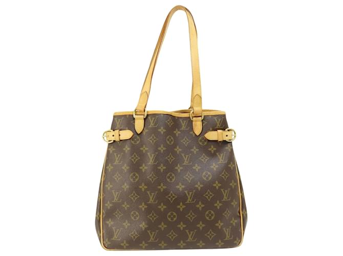 Louis Vuitton Batignolles Vertical Brown Cloth  ref.1404952