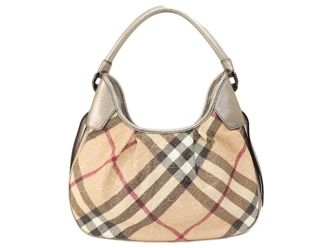 Burberry Nova Check Beige Tela  ref.1404968